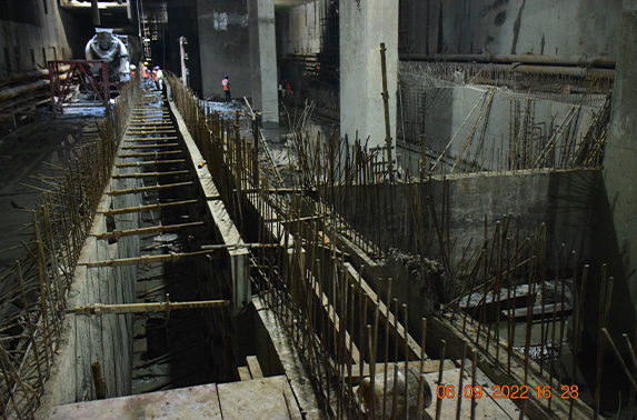 Reinforcement At Platform Area